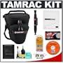 Tamrac 515 Compact Zoom Pak Digital SLR Camera Bag Holster Case (Black) + Accessory Kit for Canon Rebel T3, T3i, T1i, T2i, EOS 60D, 5D, 7D, Nikon D3000, D3100, D5000, D5100, D7000, D300s, Olympus Evolt E-5, E-30, E-620 & Sony Alpha A560, A580, A33, A35, A55