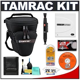 Click here to buy Tamrac 515 Compact Zoom Pak Camera Bag (Black) + Accessory Kit for Canon Digital Rebel... by Tamrac.