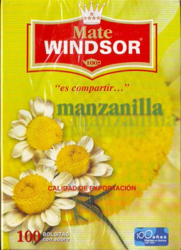 Windsor Tea Chamomile Camomile Manzanilla 100ct. by Hansa Ltda.