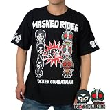 大きいサイズ 仮面ライダー Tシャツ(半袖) （ブラック） （3L 4L 5L 6L）