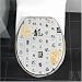 Asian Symbol Bathroom Toilet Seat Black & White