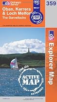 Oban, Kerrera and Loch Melfort (OS Explorer Map Active)