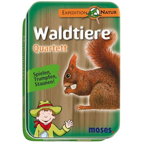 Moses Verlag 9672 - Expedition Natur Quartett: Quartett - Waldtiere Preisvergleich