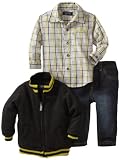 Kenneth Cole Baby-boys Infant Jacket with Shirt and Jean