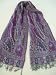 Jamawar Shawl in 100% Wool- Crushed Berrywine