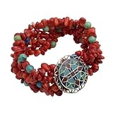  : Stones on Fire Beaded Stretch Bracelet