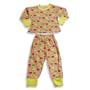 Baby Girl by MJ Collection - Girl Long Sleeve Thermal Underwear Set, Pink, Yellow (Size 8)