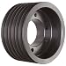 Martin Hi-Cap QD Sheave, 5V Belt Section, 6 Grooves, Class 30 Gray Cast Iron