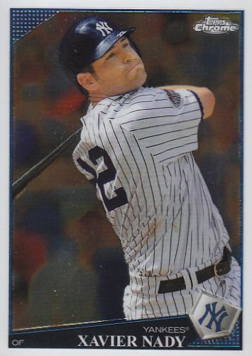 2009 Topps Chrome #72 Xavier Nady - New York Yankees (Baseball Cards)