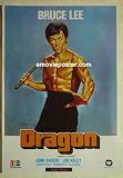 ENTER THE DRAGON Turkish movie poster '73 Bruce Lee classic!