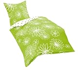 Produkt-Bild: Fleuresse Donna 152603 Fb.15 Seersucker-Wendebettw&auml;sche, 135 / 200 cm, gr&uuml;n