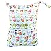 MSsmart (TM) Waterproof PUL Baby Cloth Diaper Laundry Wet and Dry Bags Multipurpose Storage Organizer Bag