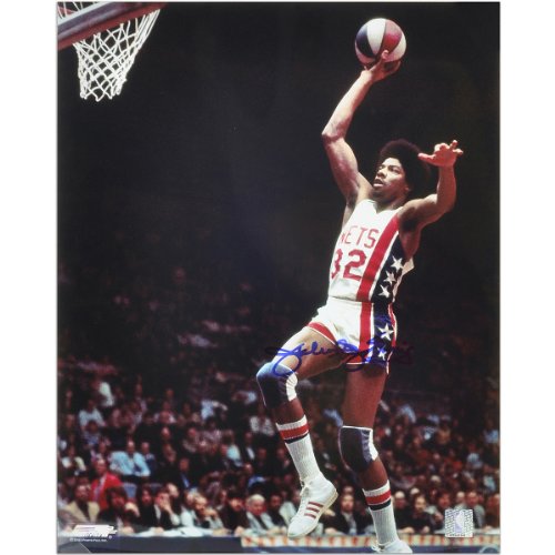 Mounted Memories New Jersey Nets Julius Erving Autographed 16X20 Photo