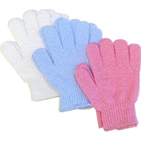 Click here to buy AquaBella Bath Gloves by AquaBella.