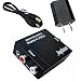 Easyday Digital to Analog (L/r) Stereo Audio Converter Adapter
