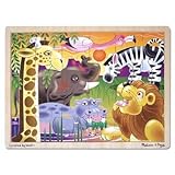 Melissa & Doug African Plains Jigsaw 24 pcs Puzzle