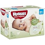 Huggies Natural Care Baby Wipes Refill, 552 Count