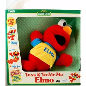 Toss and Tickle Me Elmo - Tyco - Sesame Street - Deluxe Features - Limited Edition -... by