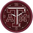 Texas A&M Aggies NCAA Round Wall Clock