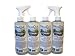 OdorOut-222 Premier Natural and Safe Pet Odor and Organic Stain Remover (4 - 16oz Spray Bottles With 2 Sprayers)