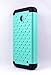 Thousand Eight(TM) For Nokia lumia 635, Nokia lumia 630 Diamond Studded Silicone Rubber Skin Hard Case + [Screen Protector Shield(Ultra Clear)+Thousand Eight(TM)Touch Screen Stylus] (Diamond teal green)