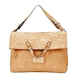 Valentino Khaki Embroidered Hobo Handle Satchel Handbag