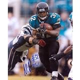 Maurice Jones-Drew Autographed Jacksonville Jaguars (Teal Jersey) 8x10 Photo