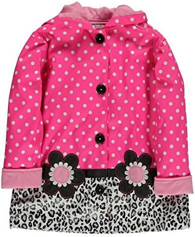 Hartstrings Girls Pink Dot Raincoat