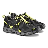 Speedo Mens Hydro Comfort 4.0 Water Shoe (8, Black/Sulphur Spring)