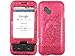 Hot Pink Big Bling Sequins Case Cover Faceplate for HTC Android G1