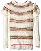 Little Lass Girls' 2 Piece Sweater Confetti Stripe Set