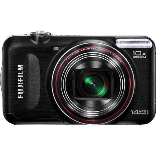 Fujifilm FinePix T300 14 MP Digital Camera with Fujinon 10x Wide Angle Optical Zoom Lens (Black)