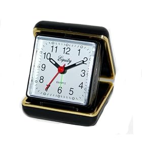 Equity 20080 Classic Style Battery Operated Travel Alarm Clock