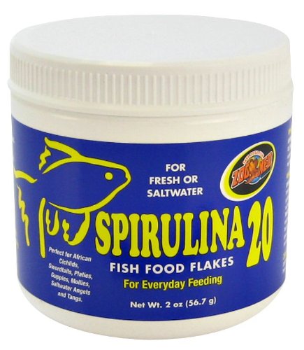 Zoo Med Spirulina 20 Flake Fish Food