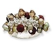 Sterling Silver Jasper/Smoky Crystal/FW Cult Champange Pearl Ring