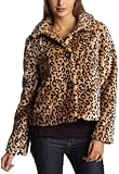 Search : Coffeeshop Outerwear Junior's Faux Fur Leopard Jacket