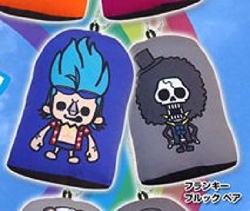 One Piece * PansonWorks Reversible miniature Pair Cushion mascot FRANKY &amp; Brook
