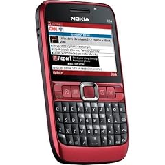 Nokia E63-2 Unlocked Phone with 2 MP Camera, 3G, Wi-Fi, Media Player, and MicroSD Slot--U.S. Version with Warranty (Ruby Red)