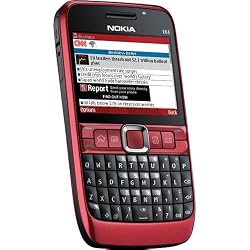 Nokia E63-2 Unlocked Phone with 2 MP Camera, 3G, Wi-Fi, Media Player, and MicroSD Slot--U.S. Version with Warranty (Ruby Red)