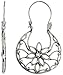 Sterling Silver Filigree Bali Earrings w/ Floral