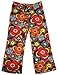 Bee Posh - Girls Eistein Flowers Cozy Fleece Pajama Pant, Brown, Multi 25517