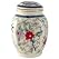 Flower Charms Tea Canister Cream