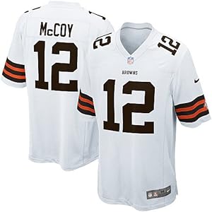 Cleveland Browns #12 Colt McCoy Game White Men Jersey(X-Large)