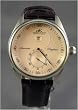 Adee Kaye Automatic Regulator Jump Hour Watch - Rose Dial / Burgundy Strap