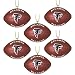 SC Sports Atlanta Falcons Resin Football Onaments - Set of 6