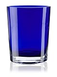Badash Crystal Samantha Vase, Cobalt, 8"