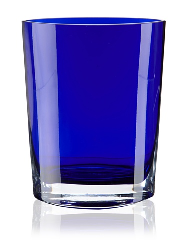 Badash Crystal Samantha Vase, Cobalt, 8"