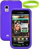 CrazyOnDigital Purple Silicon Skin Soft Gel Case For Samsung Fascinate i500 ....