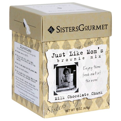 Sisters Gourmet Just like Mom's Brownie Mix, Milk Chocolate Chunk , 15-Ounce Boxes (Pack... by Just Like Mom's