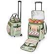 Gardener Green Folding Seat With Polyester Tote And Five Pieces Garden Tools
